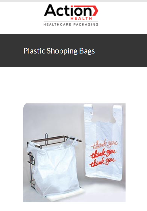Plastic Shopping Bags One Case Of 1000 Hi-Density T-Shirt Shopping 12W X 6D X 2