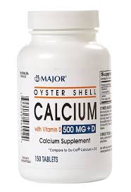 Calcium+D Oyster 500mg Tablet 150 Count Major