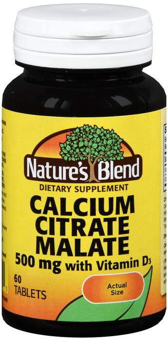 Natures Blend Calcium Citrate 250 Mg-100 Tab 60 By National Vitamin Co
