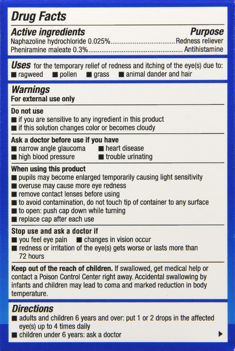 '.Naphcon-A ALLERGY Eye Drops, P.'