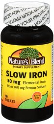 '.Iron Slow Release Tab 60Ct Nat.'