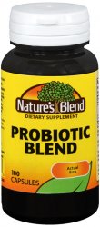 Probiotic Blend Cap 100 Count Nature's Blend