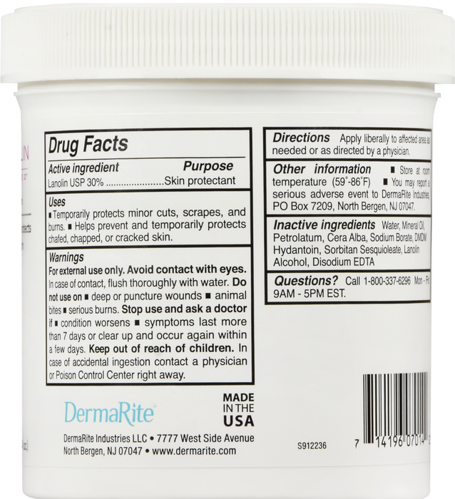 Lantiseptic Daily Care Skin Protectant - 14 oz Jar By Dermarite Ind