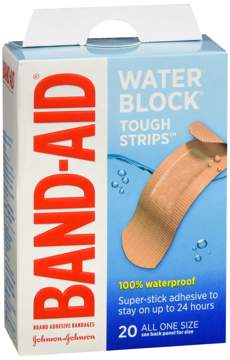 Band Aid Tough Strips Wtrprf 1Sz 20Ct