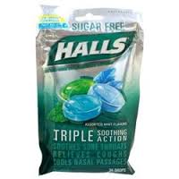 Halls Sugar Free MINI Bag 25 Assorted By Mondelez Global LLC