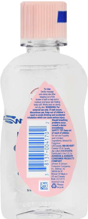 Johnsons Baby Oil 3 oz By J&J Consumer USA 