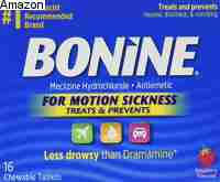 Bonine 25mg Chew Tablet 16 Count 