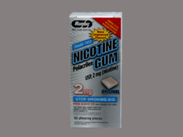 Nicotine Gum 2mg Refill 50 Count Watson