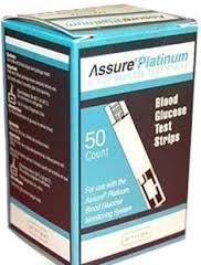 Assure Platinum Blood Glucose Test Strips 50 By Arkray