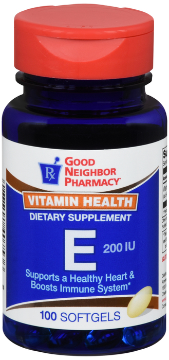 GNP Vit E 200 IU Sgc Soft Gel 100 By GNP Items USA 