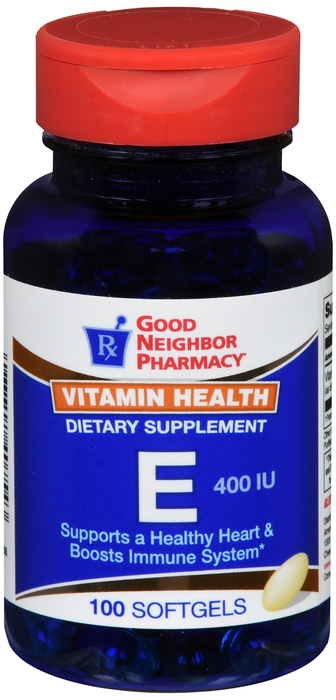 GNP Vit E 400 Dl Alpha Sgc Soft Gel 100 By GNP Items USA 