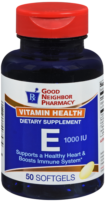 GNP Vit E 1000 IU Sgc Soft Gel 50 By GNP Items USA 