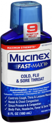 Mucinex Fast Max Cold Flu Sore Thrt 6 oz By Reckitt Benckiser