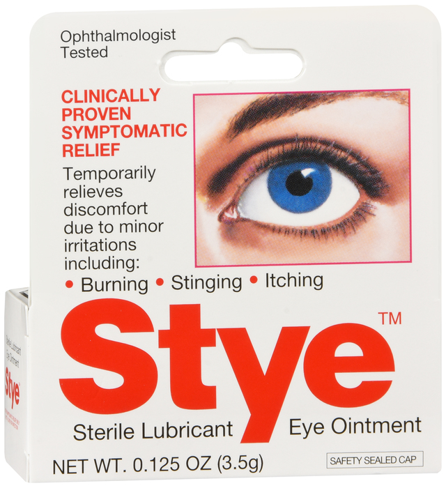 Stye Sterile Lubricant Eye Ointment 0.125oz By Medtech USA 