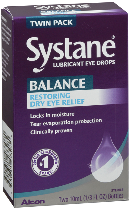 Systane Balance Dry Eye Drop 2X10 ml Drops 2X10 ml By Alcon Vision Care Grp USA 