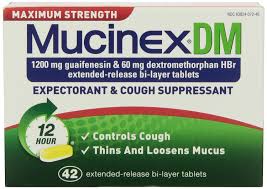 Mucinex DM Max Strength Tablet 42Ct 1200-60mg By Case of 24 Reckit