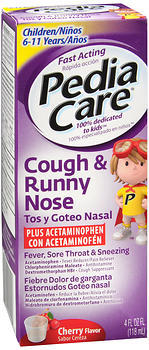 Pediacare Cough Runny Nose Liquid Chrry 4 oz By Emerson Health