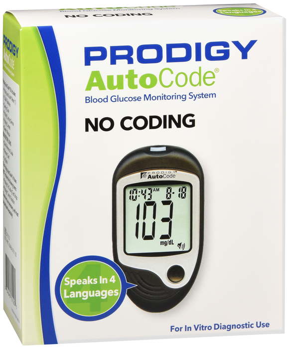 Case of 12-Prodigy Autocode Talking Glucose Meter Kit