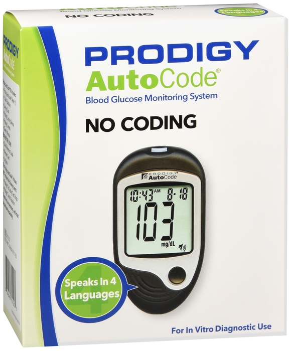 Prodigy Autocode Talking Glucose Meter Kit