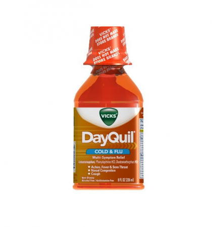 Dayquil Cold Flu Liquid 8 oz By Procter & Gamble Dist Co