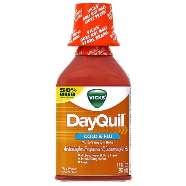 Dayquil Cold Flu PSEFree Liquid 12 oz By Procter & Gamble Dist Co