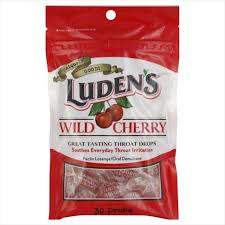 Luden's Throat Drops Wild Cherry - 30 Count Bag Case of 12 Medtech