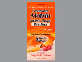 Motrin 50 Mg 1 25 Ml Dosage Chart