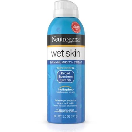 Neutrogena Sun Wet Skin Spray Spf 50 5 Oz By J&J Consumer