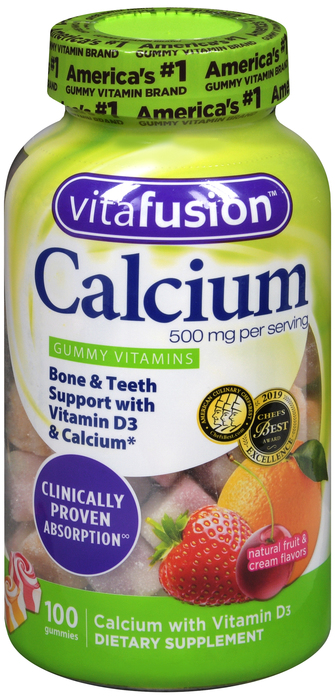 Vitafusion Calcium Gummy 100 By Church & Dwight