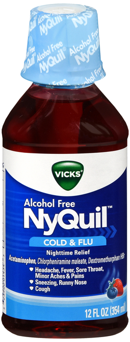 Nyquil Original Alcohol Free 12 oz