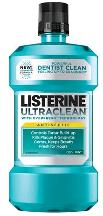 Listerine Ultra Clean Antiseptic Mouthwash Cool Mint - 8.5 Fl oz B