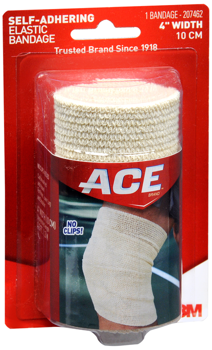 ACE Self Adhesive Athletic Bandage Bandage 4 inch  By ACE 3M USA 