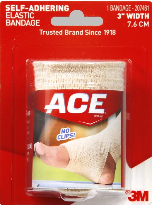 Case of 72-ACE Self Adhesive Athletic Bandage Bandage By ACE 3M USA 