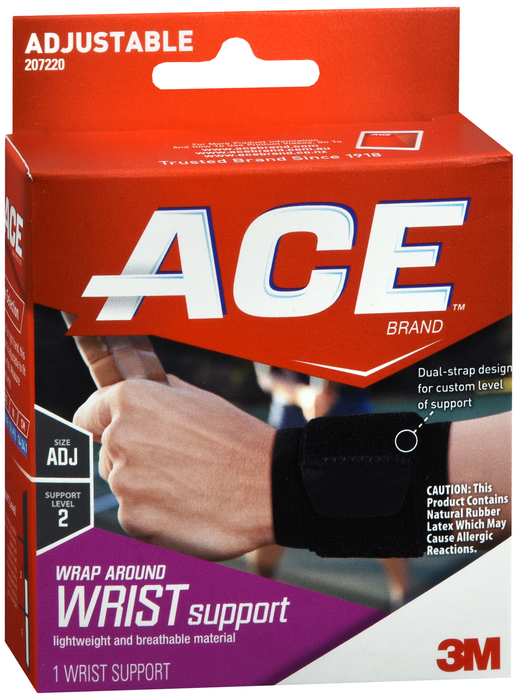 ACE Wrist Brace Neoprene One Size Bandage By ACE 3M USA 
