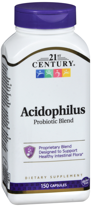 Acidophilus Probiotic Blend Cap 150 Count 21st By 21st Century