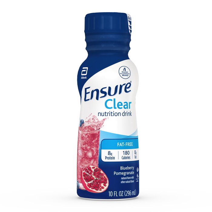 Ensure Clear Blueberry  Pomegrant Liquid Bbrypo mg Rn 3X4X10 oz By Abbott Nutrit