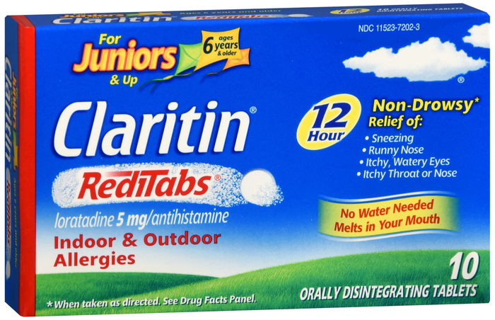 Claritin Child 5 mg 12HR Red itab Tab 10 By Bayer Corp/Consumer Health USA 