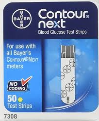 Case of 12-Bayer Contour Next Test Strip 50 Count