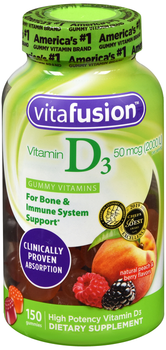 Vitafusion Vit D Gummy 150 By Church & Dwight