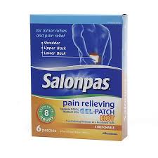 Salonpas Hot Pain Relieving Gel Patch - 6 Pack Case of 36 By Emers