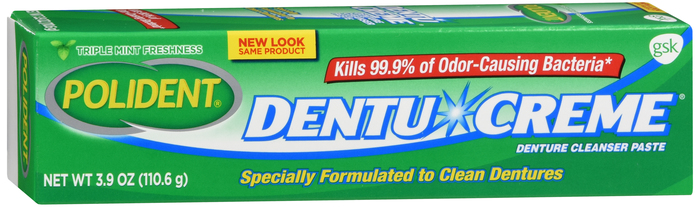Dentu-Creme Mint Paste Cream 3.9 oz By Glaxo Smith Kline Consumer Hc USA 