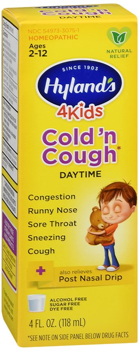 Hylands 4 Kids Cold Cough Liquid 4 oz By Hyland's USA 