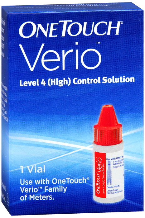 One Touch Verio Control Soltn High 3.8 ml Sol Highcontrl 3.8 ml By Lifescan USA 