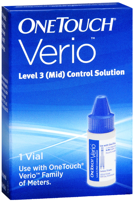 One Touch Verio Control Soltn Mid 3.8 ml Sol Midcontrl 3.8 ml By Lifescan USA 