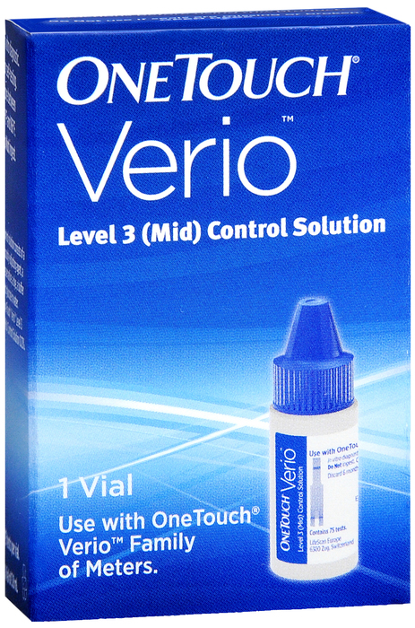 One Touch Verio Control Soltn Mid 3.8ml by Lifescan