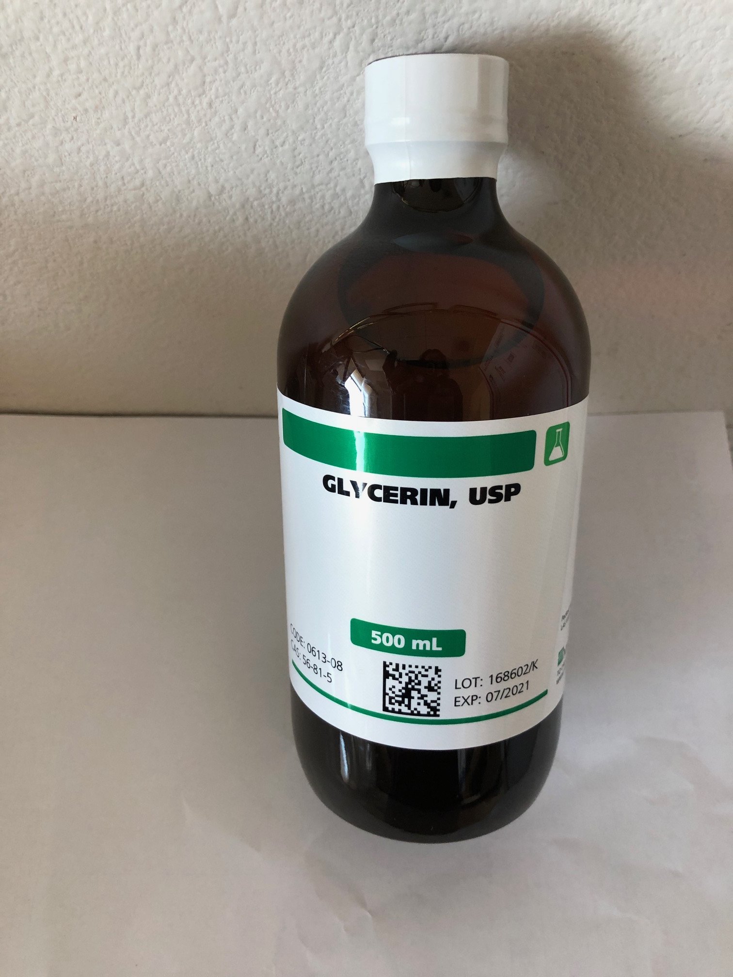 Glycerin 100 % Liquid 500Ml By Medisca