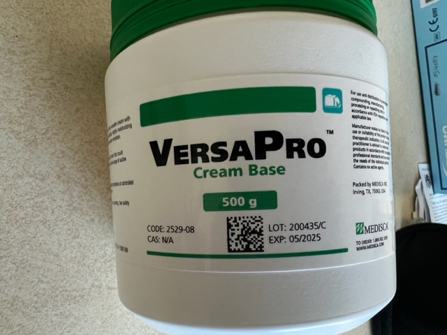 Versapro Cream 500Gm By Medisca
