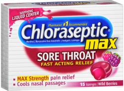 Chloraseptic Max Lozenge Berry 15 Count By Medtech Item