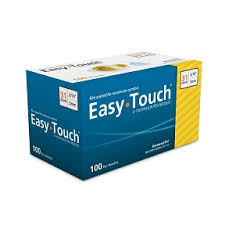 Case of 12-Easy Touch Pen Needle 31G 3/16 h 100Ct