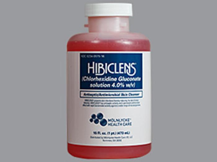 Case of 12-Hibiclens Antiseptic Skin Cleanser 16oz  Molnlycke 